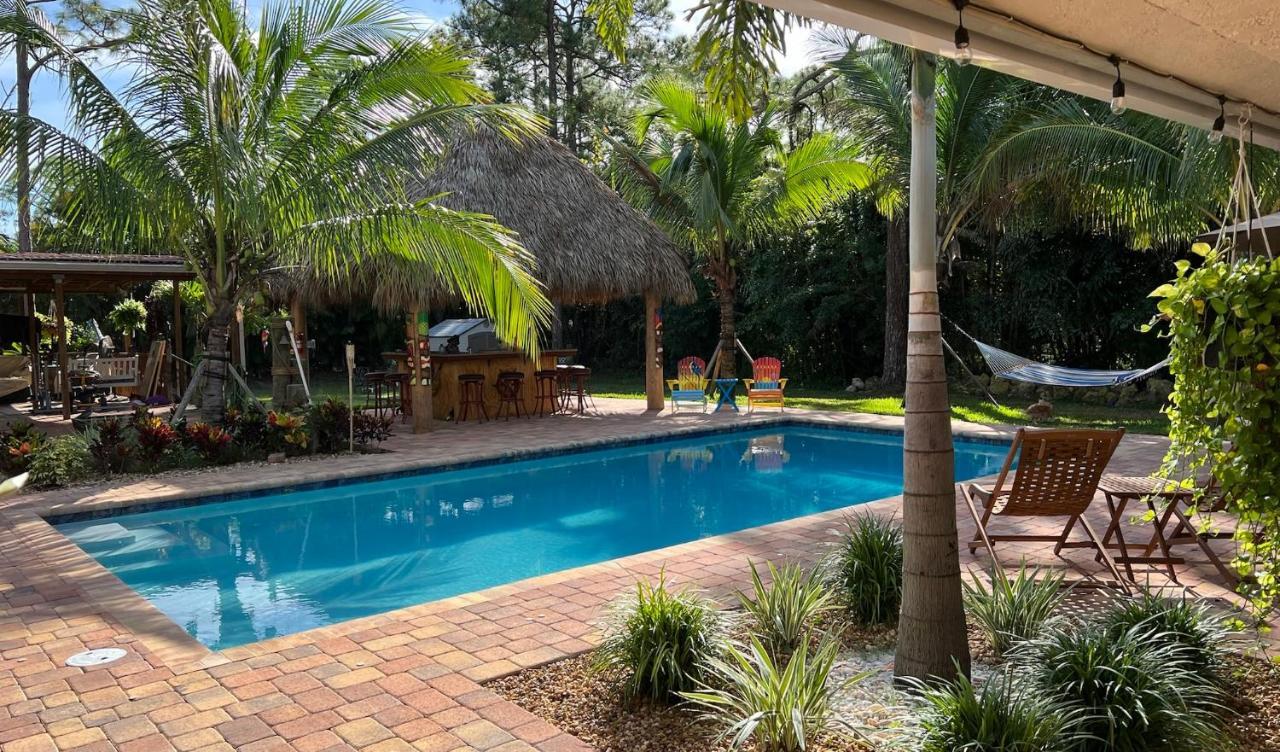 Private Tropical Paradise Guesthouse! Loxahatchee المظهر الخارجي الصورة